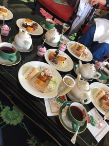 High Tea at the Grand Hotel - just some of the food I ate