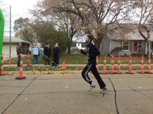 David finishing strong